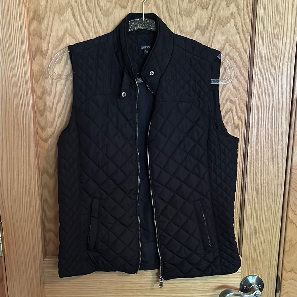 Women’s Black Quilted Vest